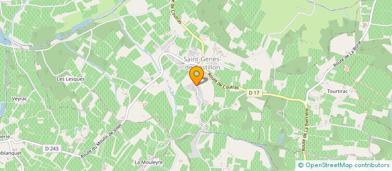 localisation de l'entreprise SAGEMI  SAINT-GENES-DE-CASTILLON