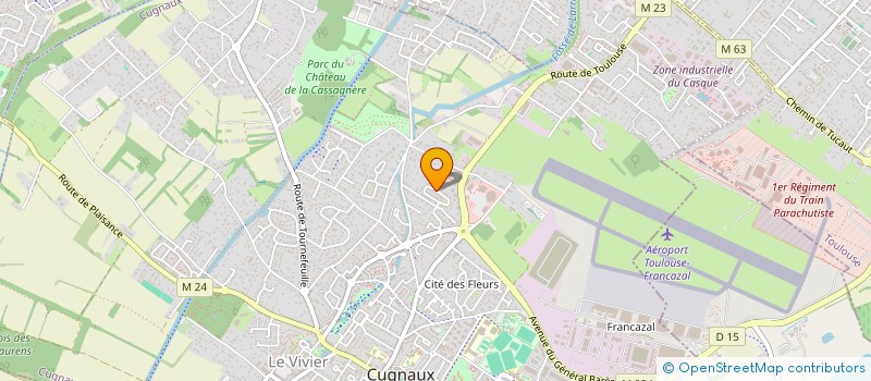 localisation de l'entreprise SAGENES IMMO  CUGNAUX