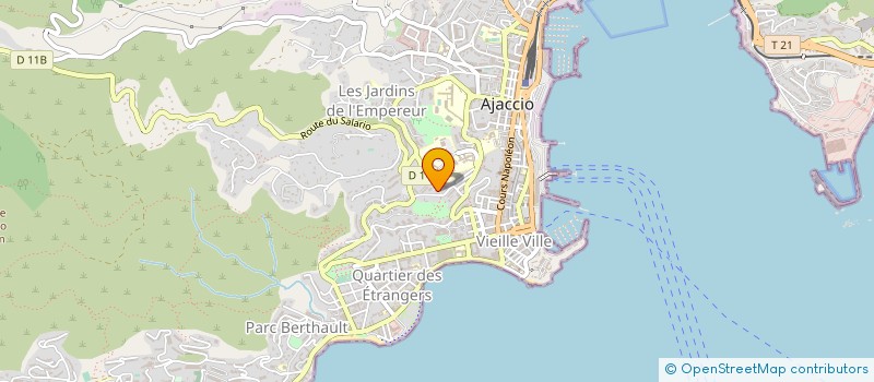 localisation de l'entreprise SAGEO à AJACCIO
