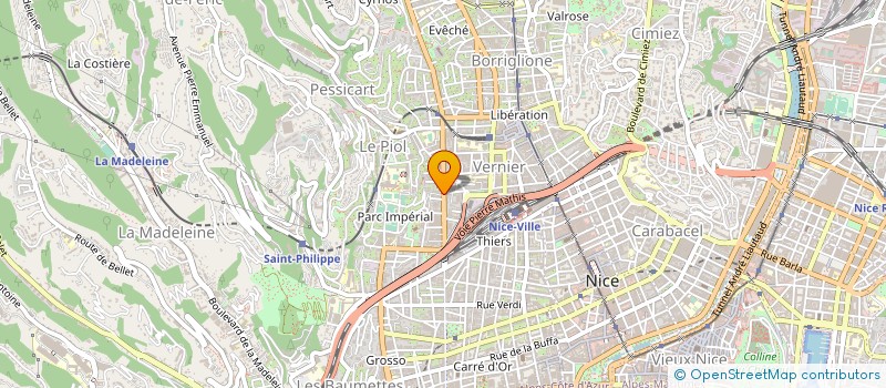 localisation de l'entreprise SAGEREL GROUPE SAS à NICE