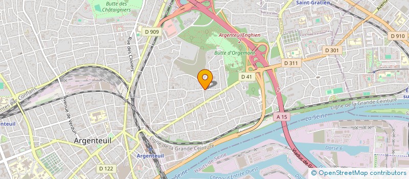 localisation de l'entreprise SAGES à ARGENTEUIL