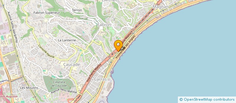 localisation de l'entreprise SAGES à NICE