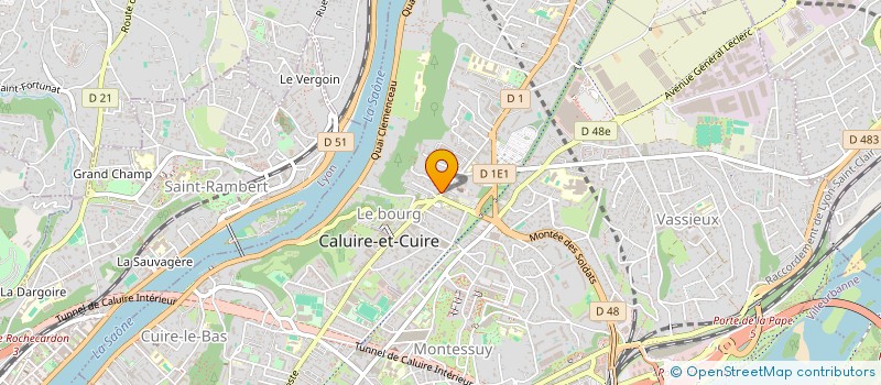 localisation de l'entreprise SAGES  CALUIRE-ET-CUIRE