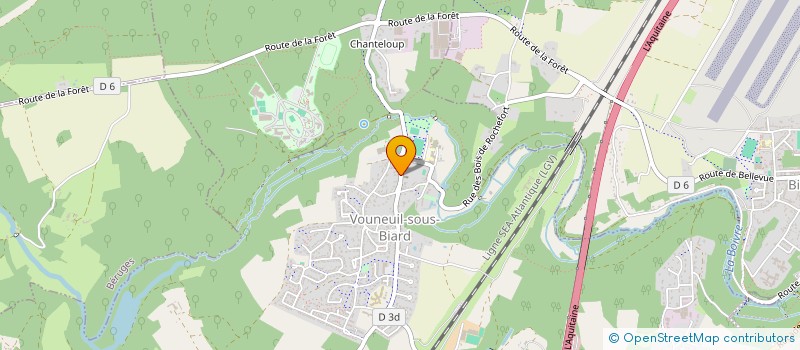 localisation de l'entreprise SAGES-FEMMES BEL AIR  VOUNEUIL-SOUS-BIARD