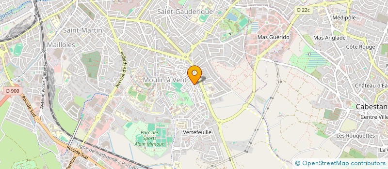 localisation de l'entreprise SAGES FEMMES DES PYRENEES ORIENTALES  PERPIGNAN