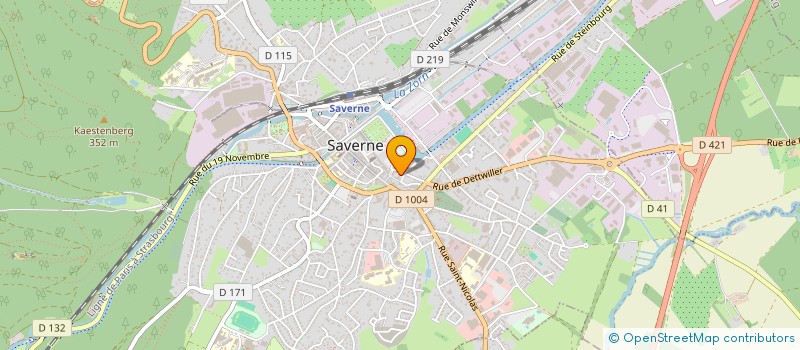 localisation de l'entreprise SAGES-FEMMES LIBERALES DU BAS-RHIN  SAVERNE