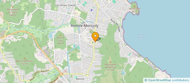 localisation de l'entreprise SAGES GUYANE  CAYENNE