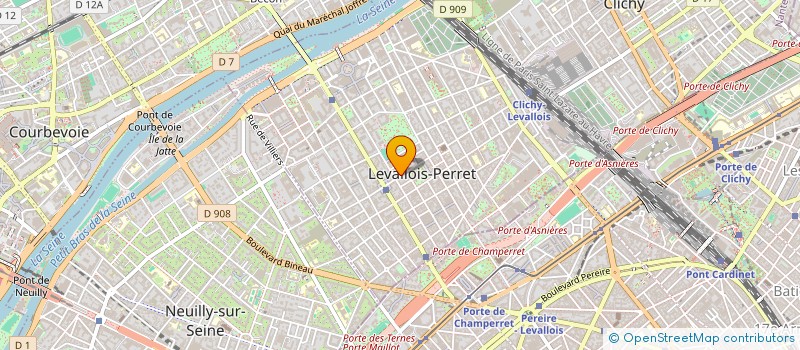 localisation de l'entreprise SAGESSE BUSINESS à LEVALLOIS-PERRET