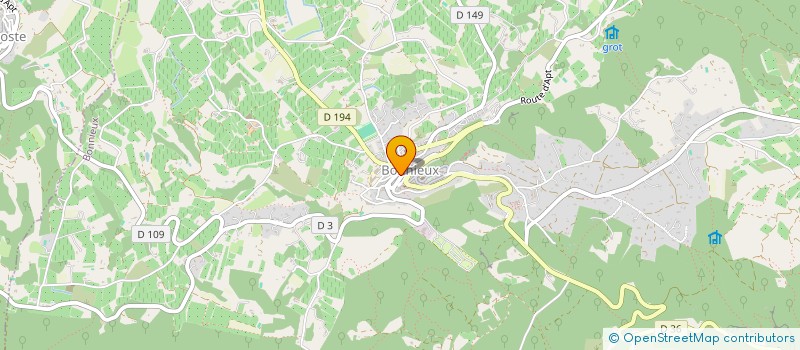 localisation de l'entreprise SAGESSE DU COEUR WISDOM OF THE HEARTH  BONNIEUX