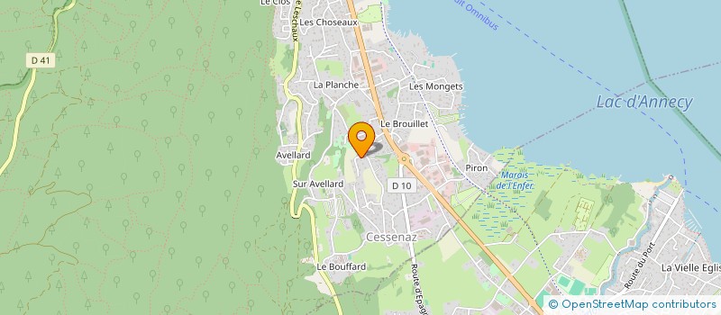 localisation de l'entreprise SAGESSE ET LIBERTE  SEVRIER