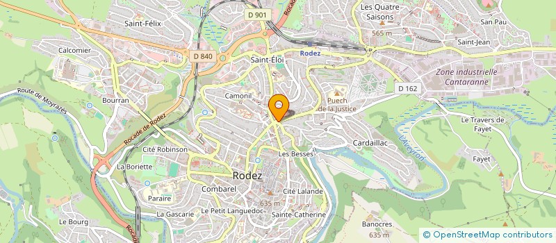 localisation de l'entreprise SAGESSE MARKETING à RODEZ