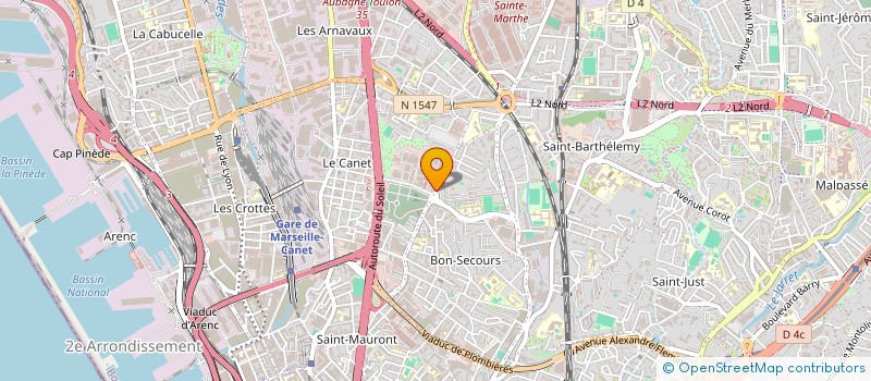 localisation de l'entreprise SAGEST à MARSEILLE