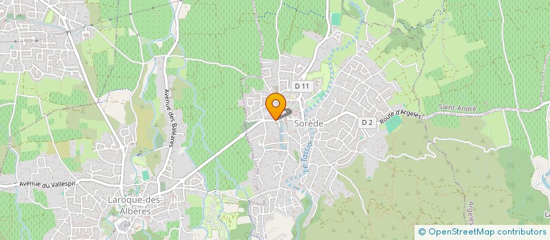 localisation de l'entreprise SAGETA CATALANA  SOREDE