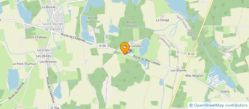 localisation de l'entreprise SAGETOON  CHALAMONT