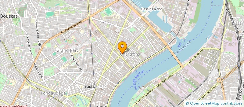 localisation de l'entreprise SAGEX TRADING à BORDEAUX