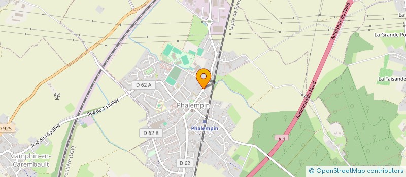 localisation de l'entreprise SAGG  PHALEMPIN