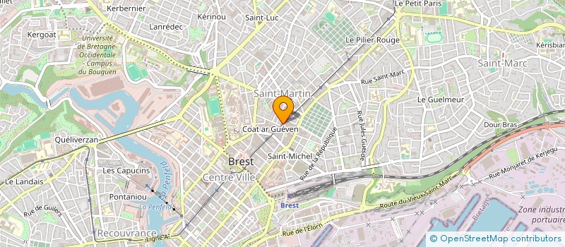 localisation de l'entreprise SAGG à BREST