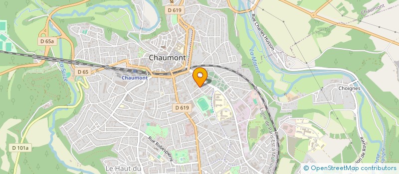 localisation de l'entreprise SAGHA à CHAUMONT