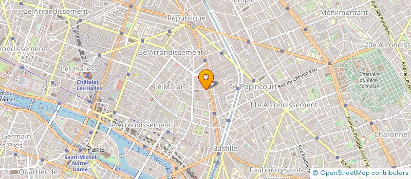 localisation de l'entreprise SAGHAH à PARIS