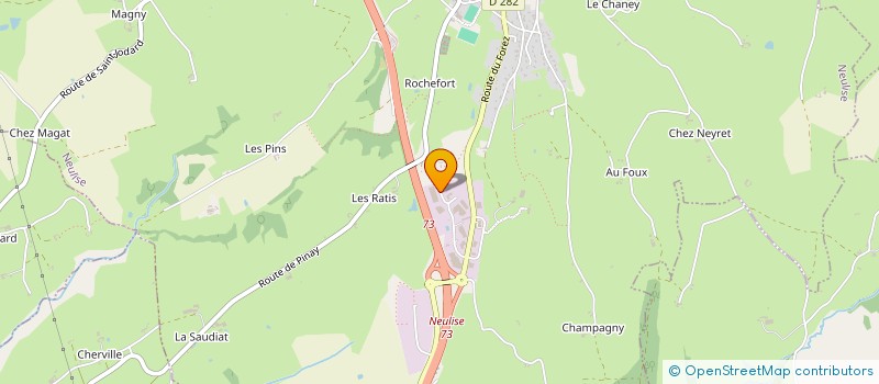 localisation de l'entreprise SAGHIMO  NEULISE