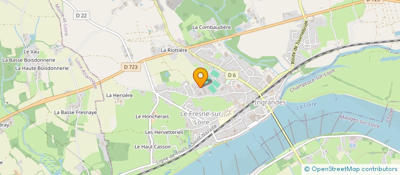 localisation de l'entreprise SAGI à CHAMPTOCE-SUR-LOIRE