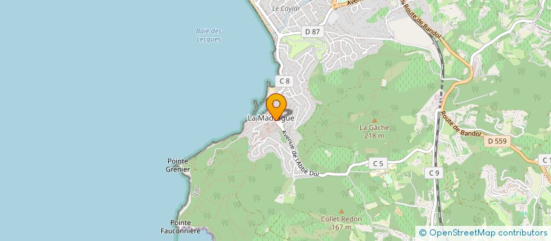 localisation de l'entreprise SAGI à SAINT-CYR-SUR-MER