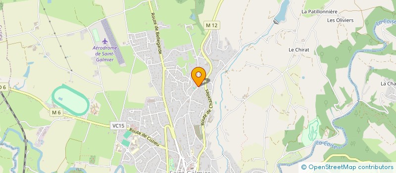 localisation de l'entreprise SAGI IMMO  SAINT-GALMIER