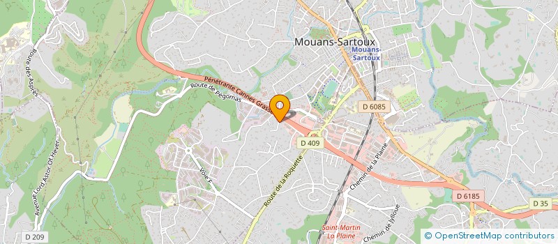 localisation de l'entreprise SAGI IMMOBILIER à GRASSE
