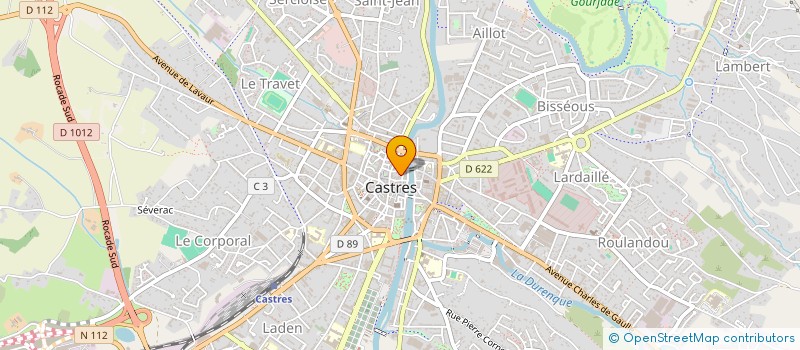 localisation de l'entreprise SAGIBEL  CASTRES