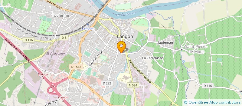 localisation de l'entreprise SAGIC à LANGON