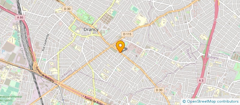 localisation de l'entreprise SAGIFER  DRANCY