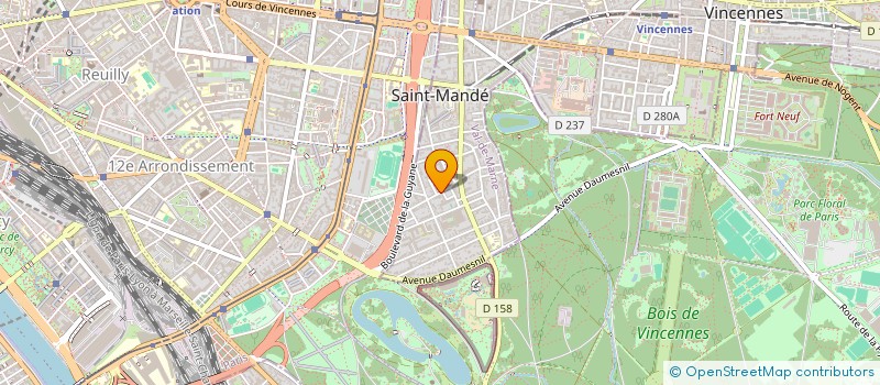 localisation de l'entreprise SAGIL à SAINT-MANDE