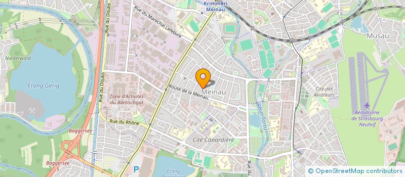 localisation de l'entreprise SAGIM à STRASBOURG