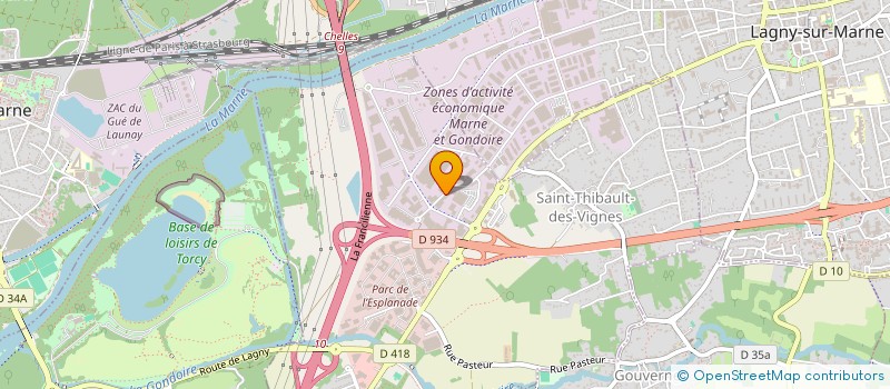 localisation de l'entreprise SAGIMECA à SAINT-THIBAULT-DES-VIGNES