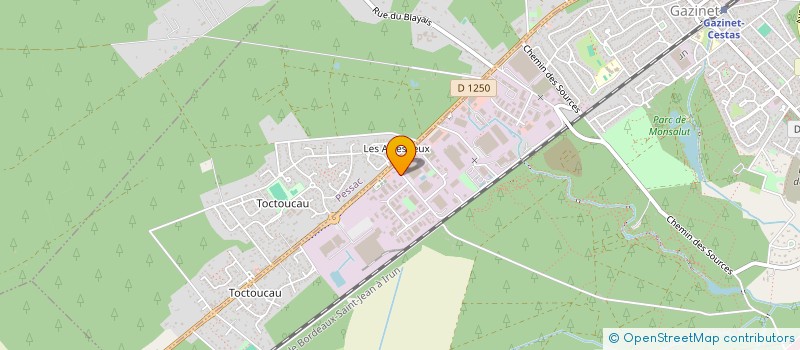 localisation de l'entreprise SAGIMMO  CESTAS