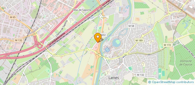 localisation de l'entreprise SAGIMMO  SARL à LATTES