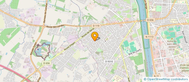 localisation de l'entreprise SAGIMO  LE PASSAGE