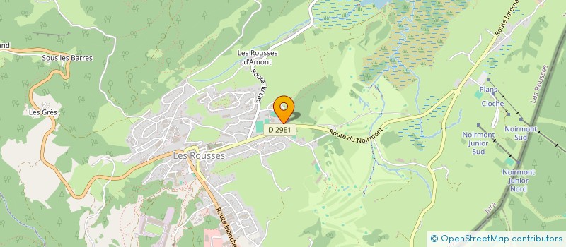 localisation de l'entreprise SAGIREX  LES ROUSSES