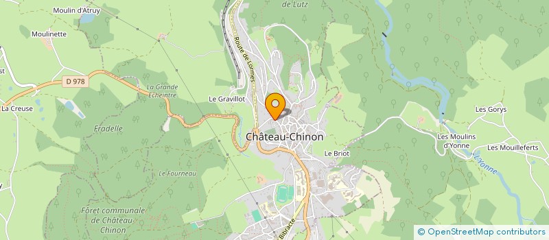 localisation de l'entreprise SAGIT'TERRE  CHATEAU-CHINON (VILLE)