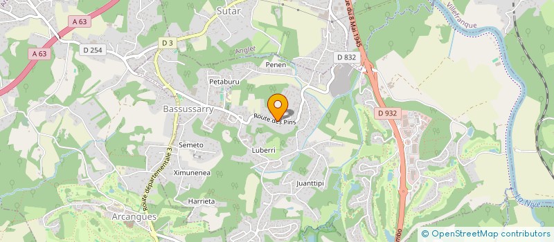 localisation de l'entreprise SAGITEC  BASSUSSARRY