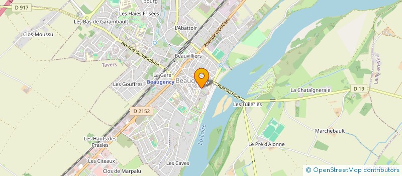 localisation de l'entreprise SAGITOR à BEAUGENCY