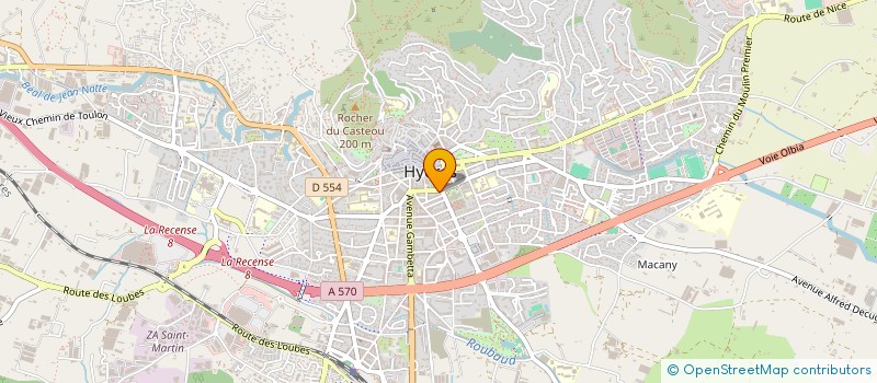 localisation de l'entreprise SAGITTAIRE II à HYERES