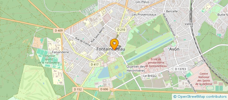 localisation de l'entreprise SAGITTAL à FONTAINEBLEAU