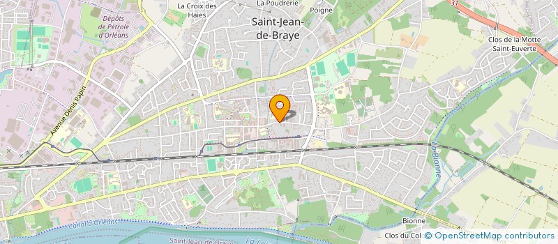 localisation de l'entreprise SAGITTARIUS 7 à SAINT-JEAN-DE-BRAYE