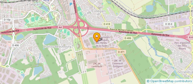 localisation de l'entreprise SAGLM  COLLEGIEN