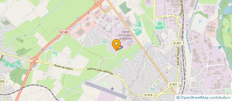 localisation de l'entreprise SAGNARD à DOMERAT