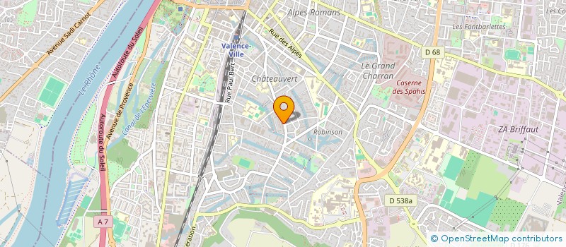 localisation de l'entreprise SAGNES DISTRIBUTION à VALENCE