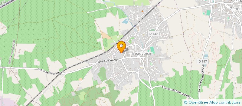 localisation de l'entreprise SAGNIER GAMAGE  BEAUVOISIN