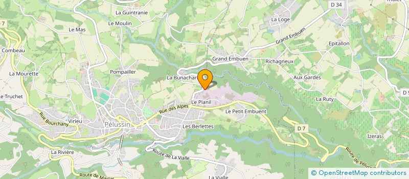 localisation de l'entreprise SAGNIMORTE OLIVIER à PELUSSIN