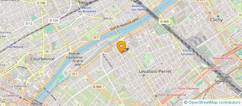 localisation de l'entreprise SAGNOGU à LEVALLOIS-PERRET